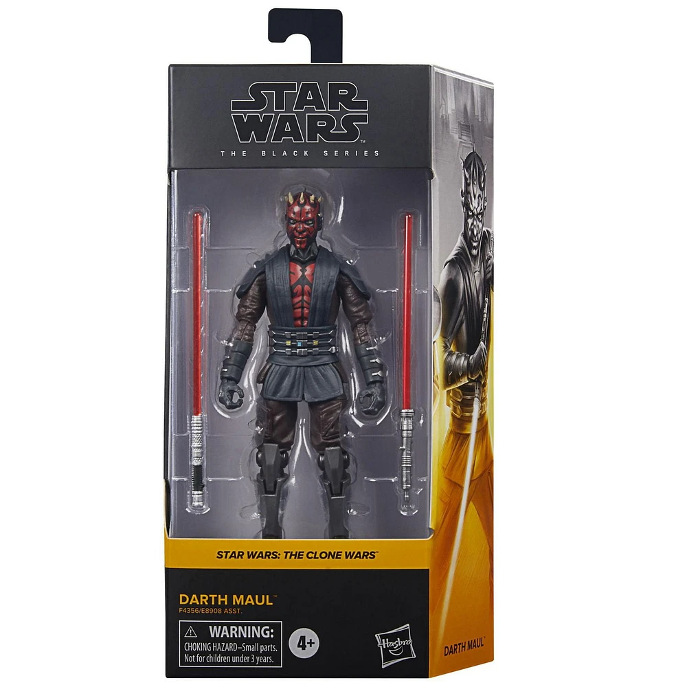 Star Wars The Black Series Darth Maul Toy 6-Inch-Scale The Clone Wars Collectible Action Figure, Toys for Ages 4 and Up