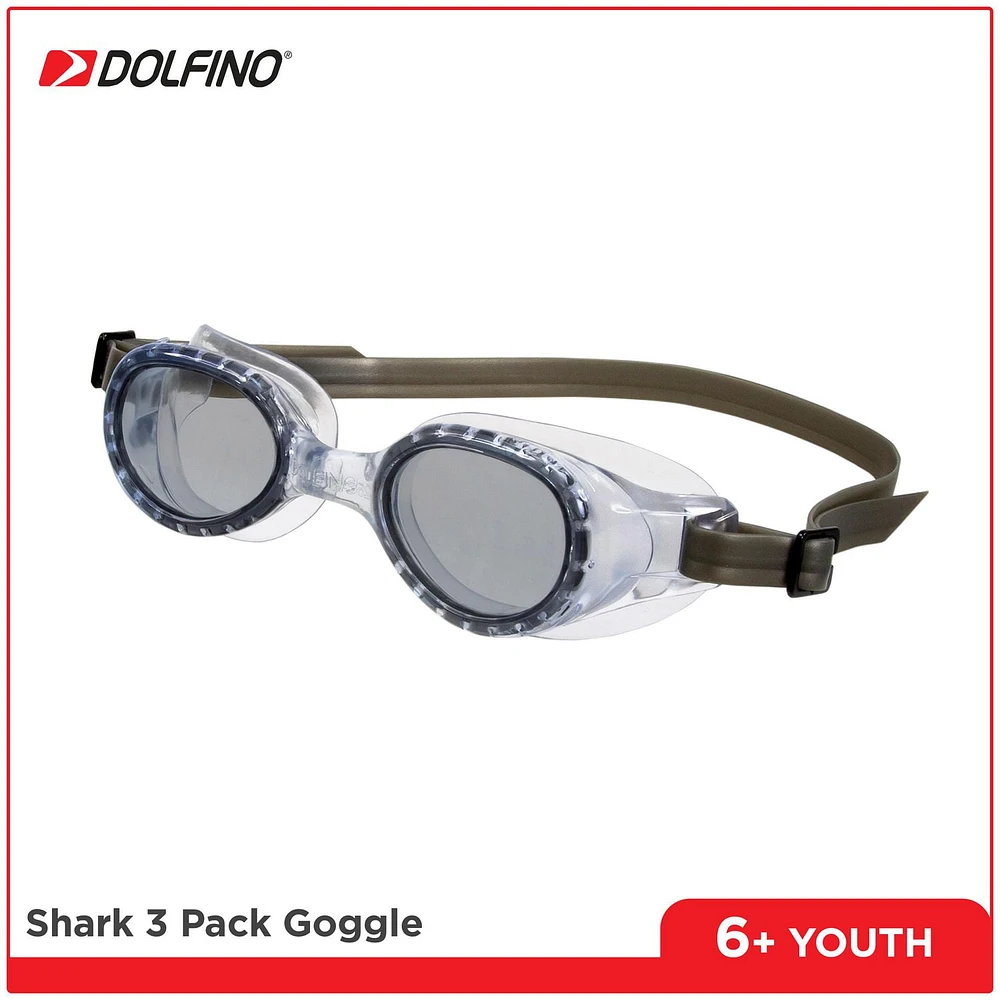 Youth Dolfino 3-Pack Swim Goggle