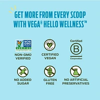 Vega Hello Wellness It’s A No Brainer Protein Powder Raspberry Blackberry, Small Tub (14 Servings) 384g