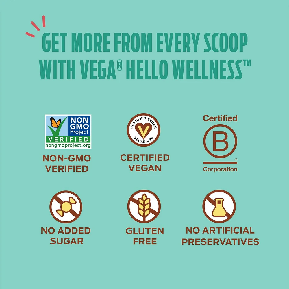 Vega Hello Wellness You’ve Got Guts Protein Powder Choco Cinnamon Banana