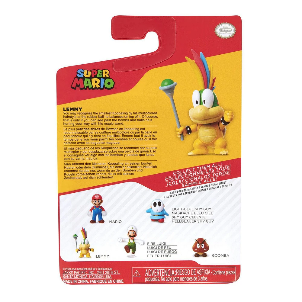 World of Nintendo 2.5" Figures - Lemmy Koopa