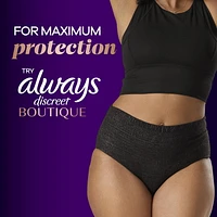 Serviettes d’incontinence et de post-partum Always Discreet, longues, degré d’absorption abondant, pour femmes, 156 serviettes