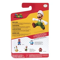 World of Nintendo 2.5" Figure - Fire Running Luigi