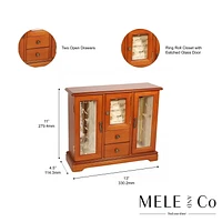 Mele and Co Trina Wooden Jewelry Box