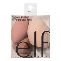 e.l.f. Cosmetics Lot D'eponges total Trousse de 3 éponges