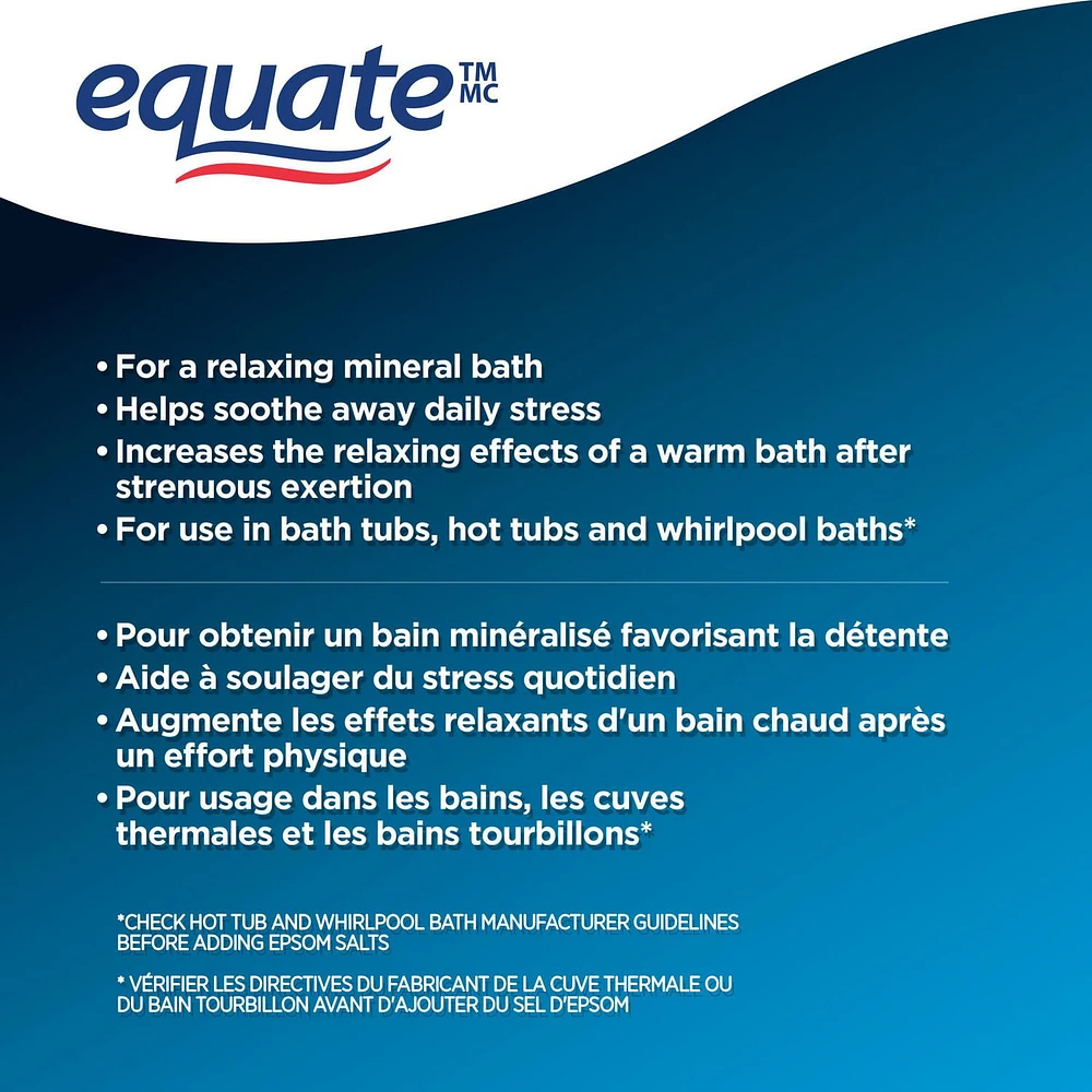 Equate Epsom Salts Magnesium Sulfate USP, 1.8 kg