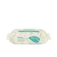 Aveeno Calm + Restore Nourishing Make-Up Removing Wipes - Eye Makeup Remover, Sensitive Skin Care - Frangrance Free, 25 Count