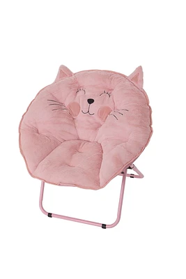 kitty-Embrodiery kids moon chair