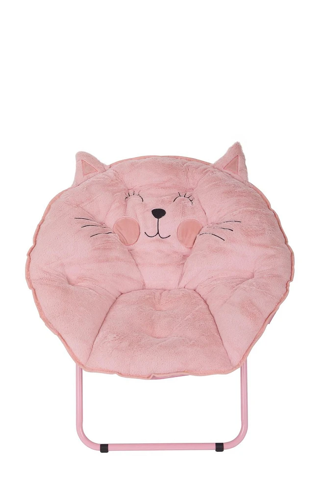 kitty-Embrodiery kids moon chair