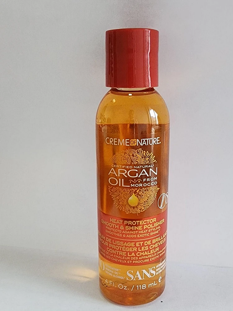 Creme of Nature Argan Oil Polisher, Nourishes and Protects 4oz