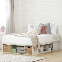 South Shore, Avilla collection, Storage Bed with Baskets