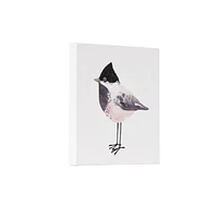 Bird Embellished Canvas, 6in W x 6in H