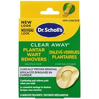 Dr. Scholl’s® Clear Away® Plantar Wart Remover, 24 count