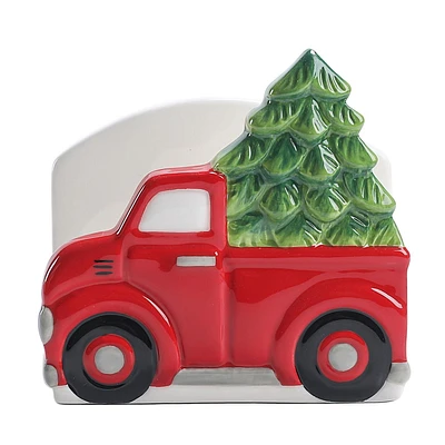 Holiday Time Truck Napkin Holder