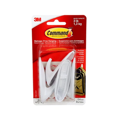 Command™ Designer Hooks 17081-OFEF, Medium, Command™ Hooks 17081-OFEF