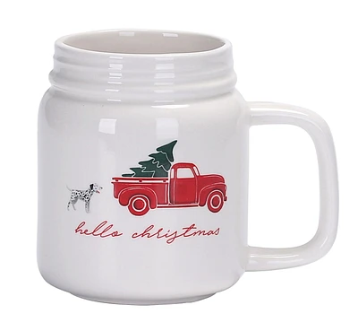 Holiday Time Mason Mug