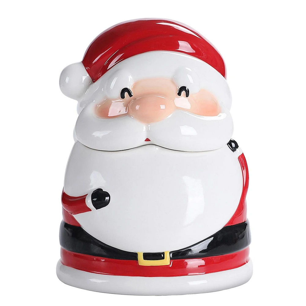 Holiday Time Santa Cookie Jar