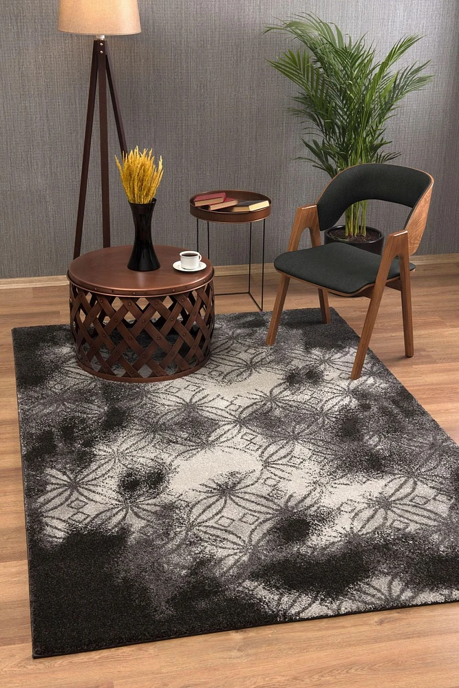 Rug Branch New Zealand Plush Collection High-Density Modern Abstract Soft Durable Area Rug