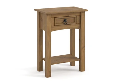 Solid Wood 1 Drawer Nightstand by Gateway Creations Inc. in a natural finish.