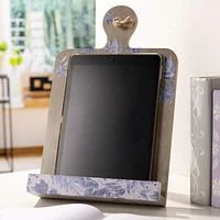 Plaid Book or Tablet Wood Stand, Wood book stand