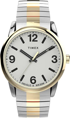 Timex® Easy Reader® Stainless Steel Expansion Band Watch