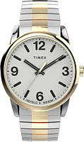 Timex® Easy Reader® Stainless Steel Expansion Band Watch