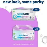 WaterWipes Adult Care, 99.9% Water Based Sensitive Wipes, 3 Resealable Packs (90 Wipes), WaterWipes Adult Care 90ct