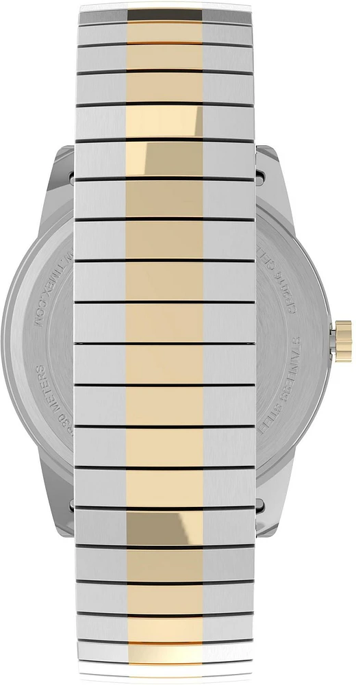Timex® Easy Reader® Stainless Steel Expansion Band Watch