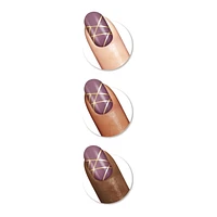 Sally Hansen - Salon Effects® Perfect Manicure™ oval-shaped press-on nails - includes 24 premium fake nail, nail file, wooden stick, prep pad, adhesive tabs and nail glue, Premium ready to wear nails