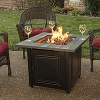 ENDLESS SUMMER The Burlington LP Gas Fire Pit 30 inch