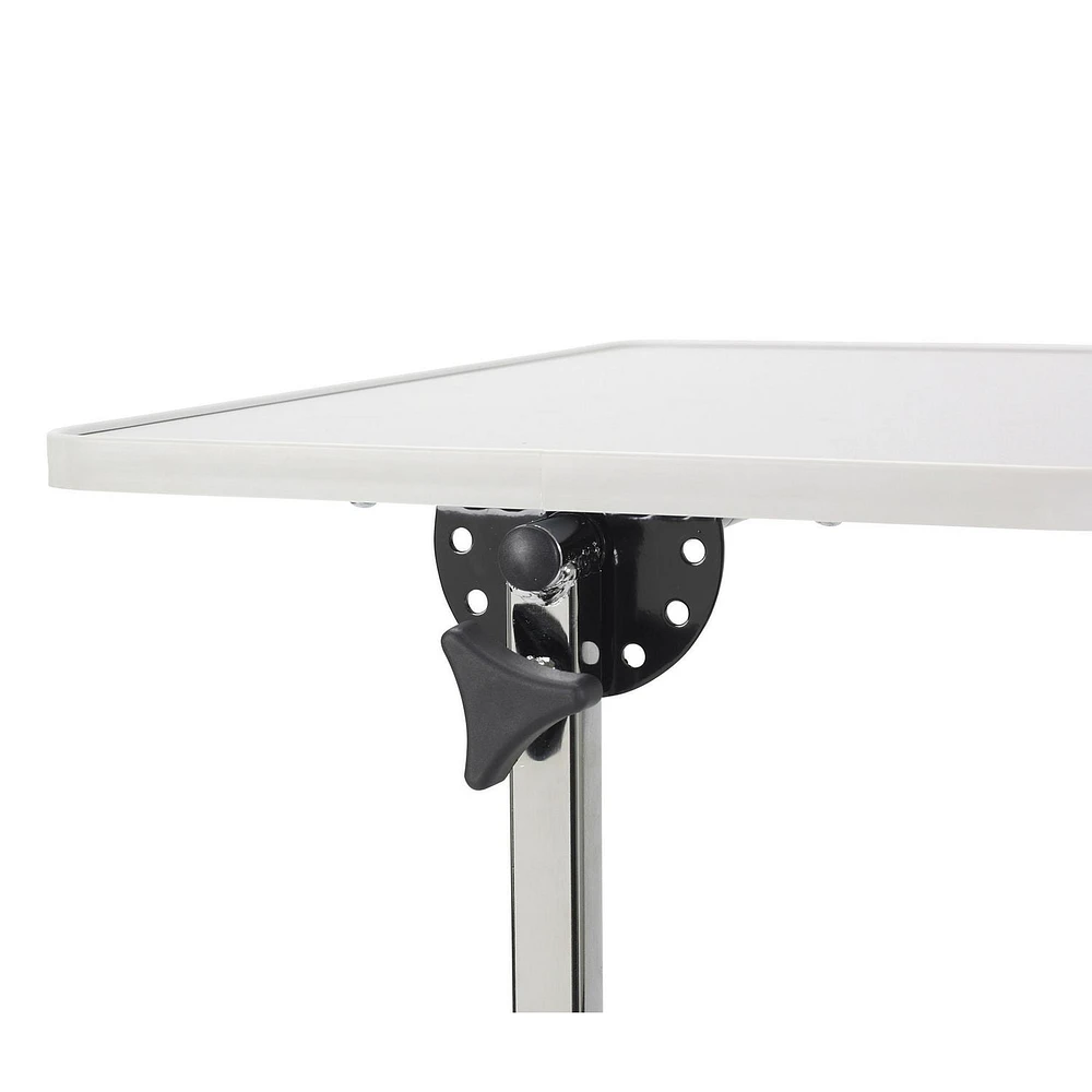Drive Medical Pivot and Tilt Adjustable Overbed Table