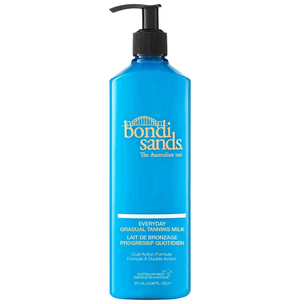 COMING SOON Bondi Sands Lait De Bronzage Progressif Quotidien, Enrichi d’Aloès et de Vitamine E, Teint bronzé graduel d’apparence naturelle, 375mL