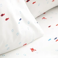 Safdie & Co. Premium Ultra Soft Bedding Printed Sheet Set 4PC Double Underwater