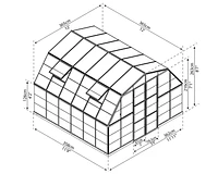 Canopia by Palram Americana 12 ft. x 12 ft. Greenhouse