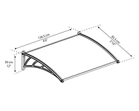 Canopia by Palram Neo 1350 Door and Porch Awning