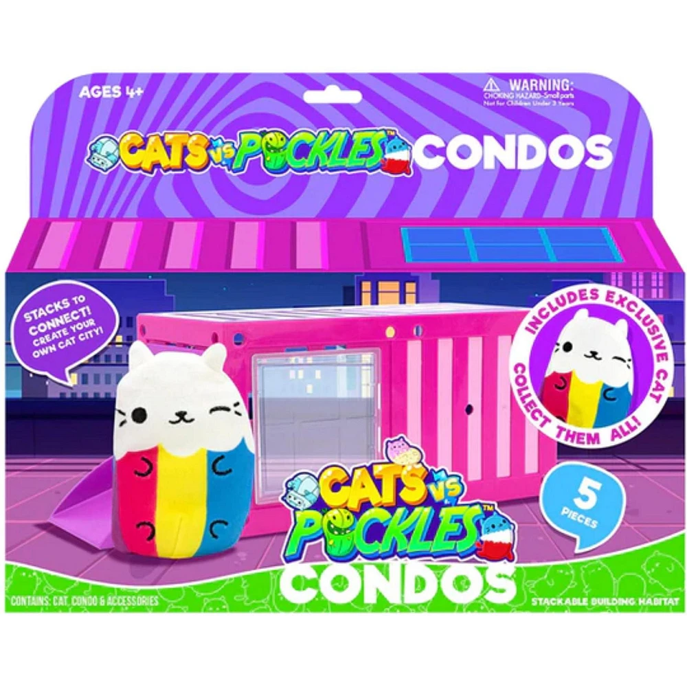 Cats vs Pickles: Condo Playset plus Exclusive Prism Cat