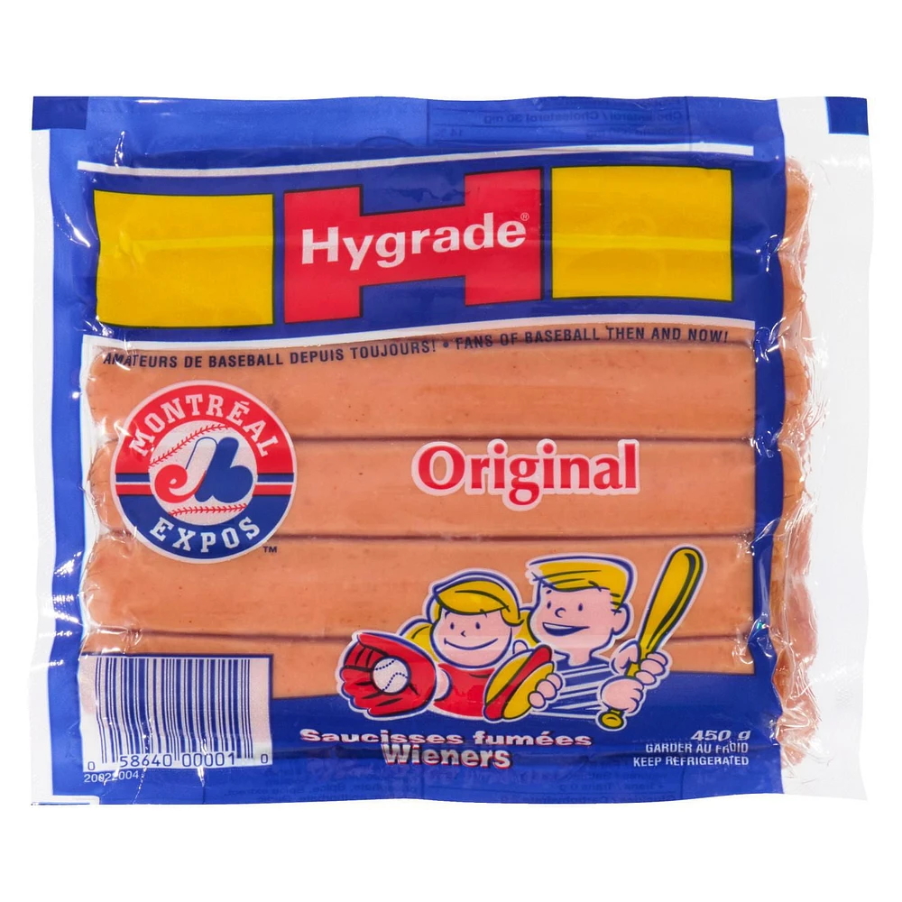 Saucisses fumées originales Hygrade 450 g