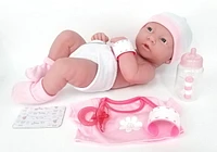 My Sweet Baby Baby's First Day Pink Play Set, 10 Pieces, Featuring Realistic Newborn Doll, Perfect for Children 2+