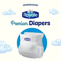 Royale Premium Diapers, Super Pack, Disposable Baby Diapers, Size Newborn - 7, 84-44 Count