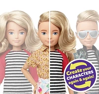 Creatable World Deluxe Character Kit Customizable Doll, Blonde Wavy Hair