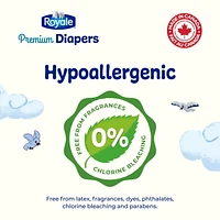 Royale Premium Diapers, Super Pack, Disposable Baby Diapers, Size Newborn - 7, 84-44 Count