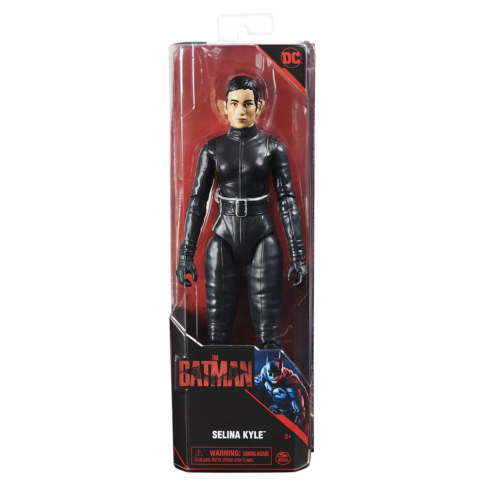 DC Comics, Batman 12-inch Selina Kyle Action Figure, The Batman Movie Collectible Kids Toys for Boys and Girls Ages 3 and up