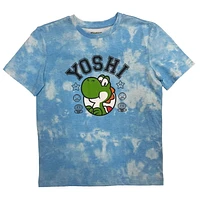 Super Mario Boys Yoshi Varsity Short Sleeve Crew