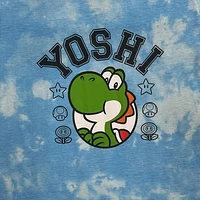 Super Mario Boys Yoshi Varsity Short Sleeve Crew