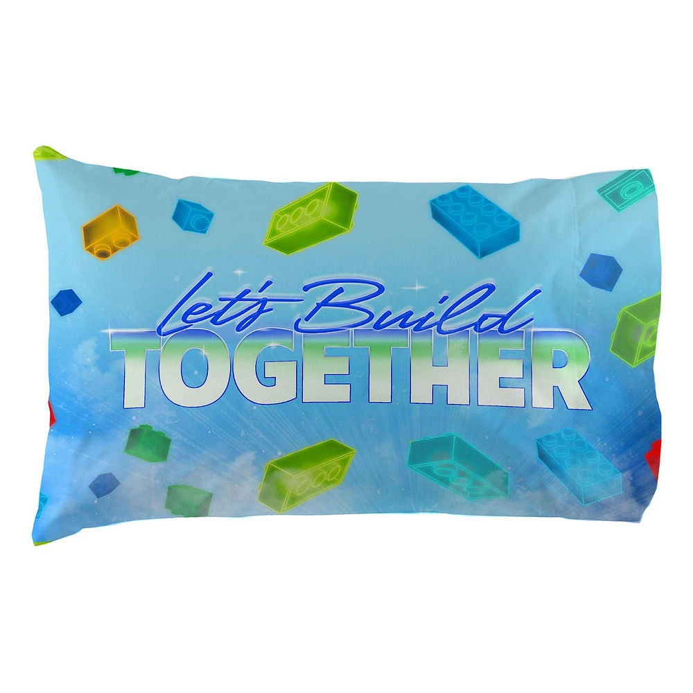 Lego Movie 2 "Let's Build Together" Pillowcase