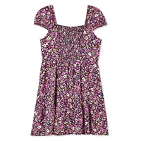 My Sister's Closet Girls' Puff Sleeve Corset Dress