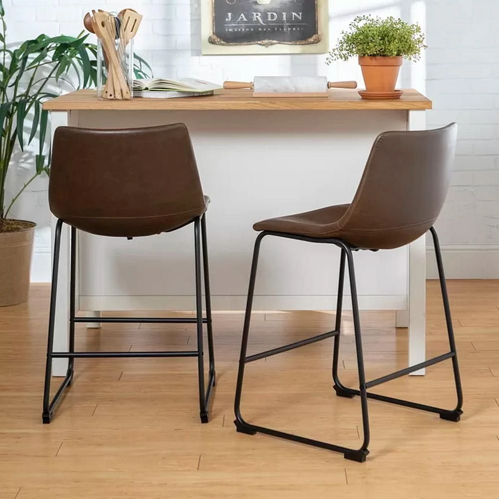 Heavenly Collection Brown Counter Stool