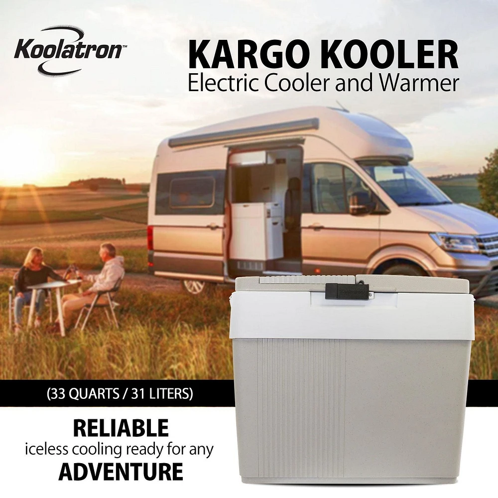 Koolatron P65 12V Kargo Electric Cooler and Warmer (33 Quarts/31 Liters)