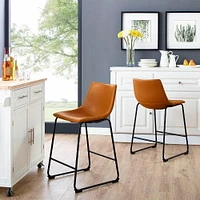 Heavenly Collection Tan Counter Stool