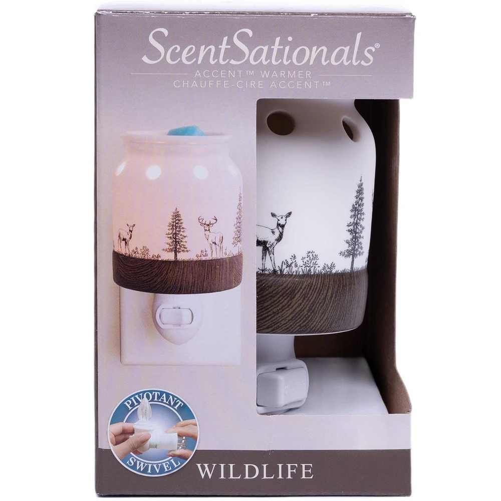 ScentSationals Accent Warmer - Wildlife, 15 Watt Bulb Warmer